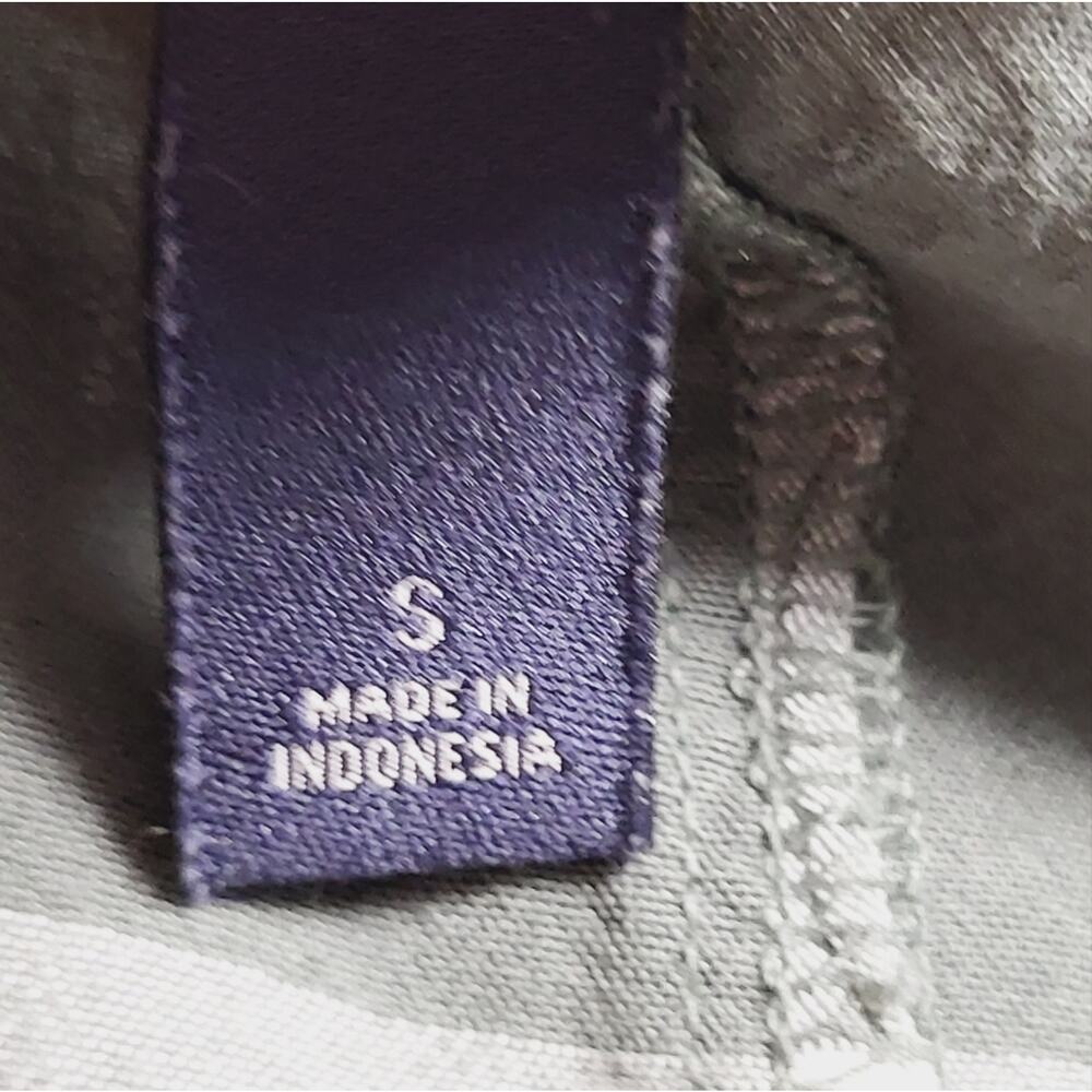 Universal Thread Green White Plaid Button Up Tie … - image 8